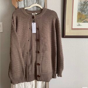 Neuflora Cumberland cardigan in brown xs